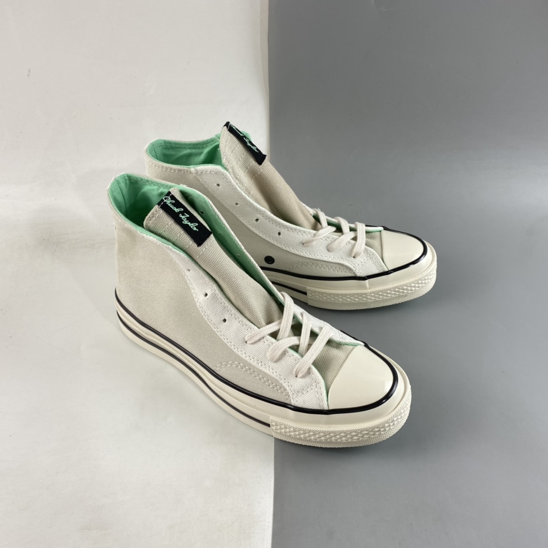 Converse Chuck 70s official new summer new product stitching contrast canvas shoes A00742C