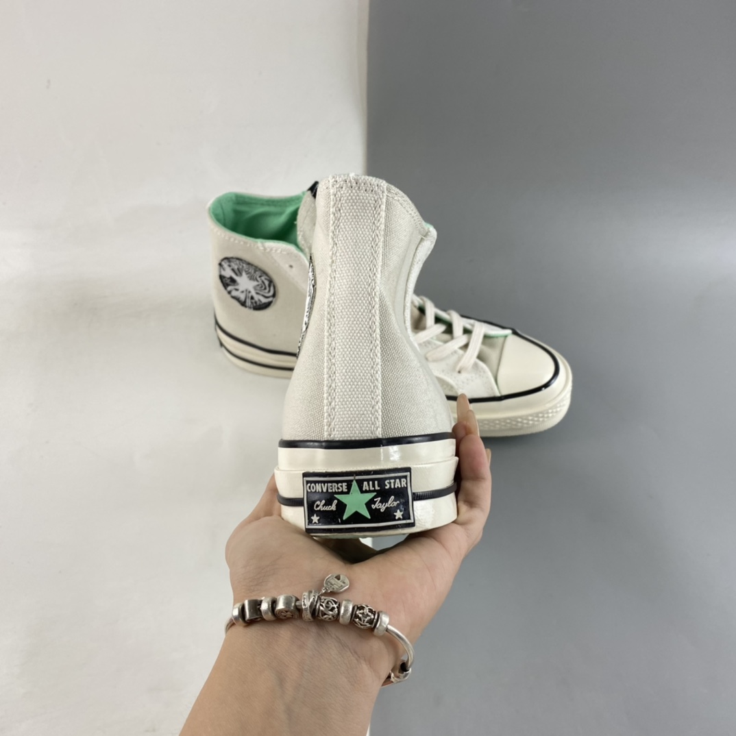 Converse Chuck 70s official new summer new product stitching contrast canvas shoes A00742C