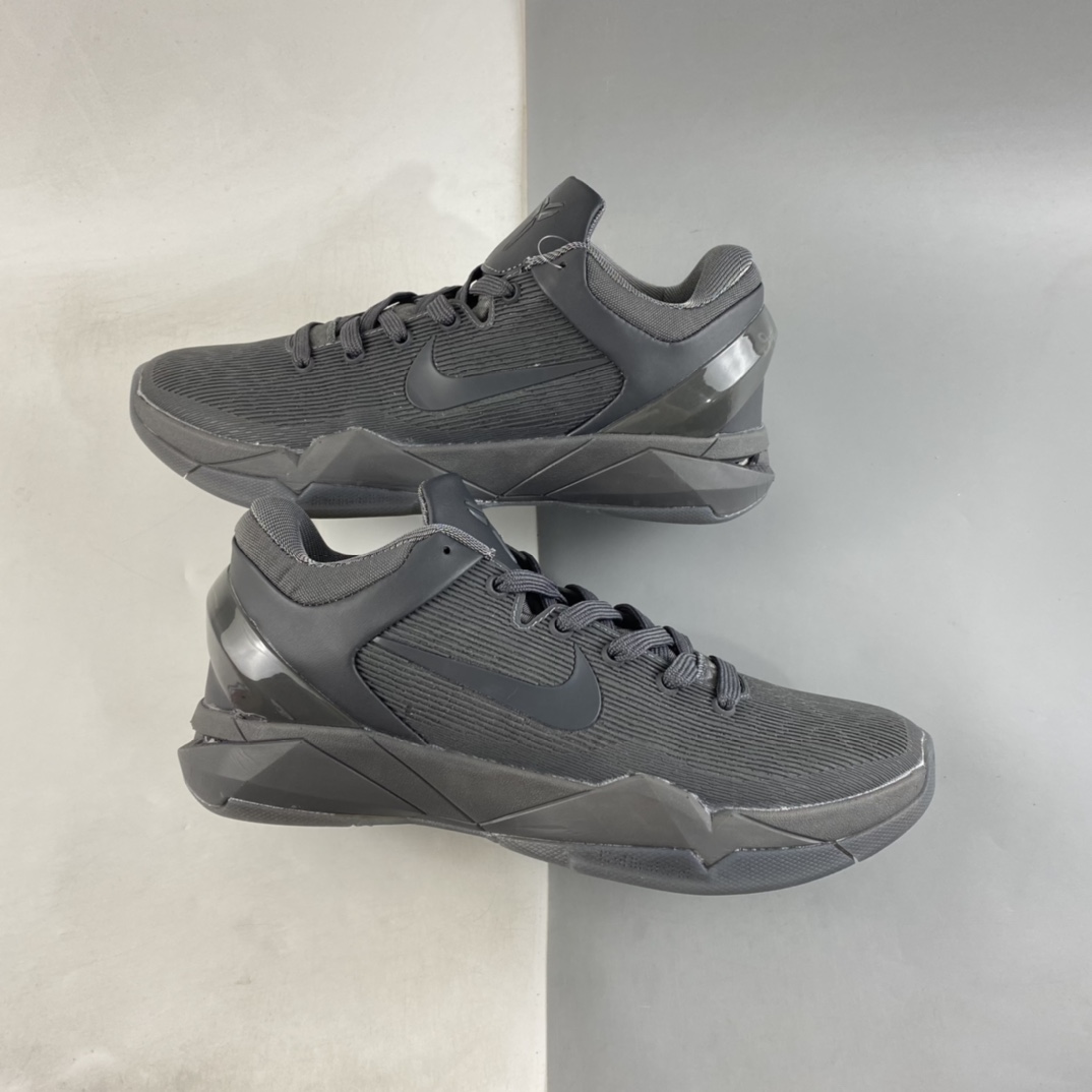 P260  Nike Zoom Kobe VII 科比7代复刻实战运动低帮文化篮球鞋 水泥灰 488371-301