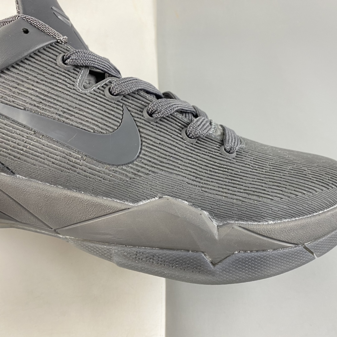 Nike Zoom Kobe VII Kobe 7th generation replica actual combat sports low-top culture basketball shoes cement gray 488371-301