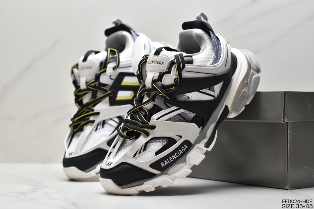 High luxury brand - Balenciaga BALENCIAGA Track Trainers 3.0 generation retro wild running grandfather trend all-match jogging shoes