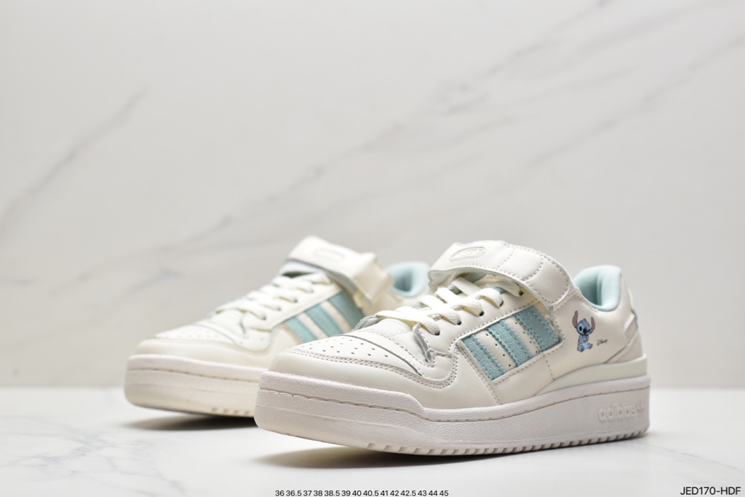 Adidas Adidas Clover Originals Forum 84 Low Roman Series Velcro Low Help