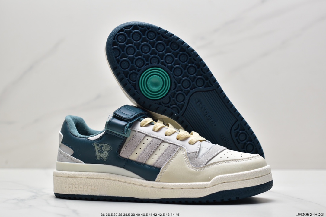 Adidas Adidas Clover Originals Forum 84 Low Rome series Velcro low-top retro lace-up all-match casual sports sneakers