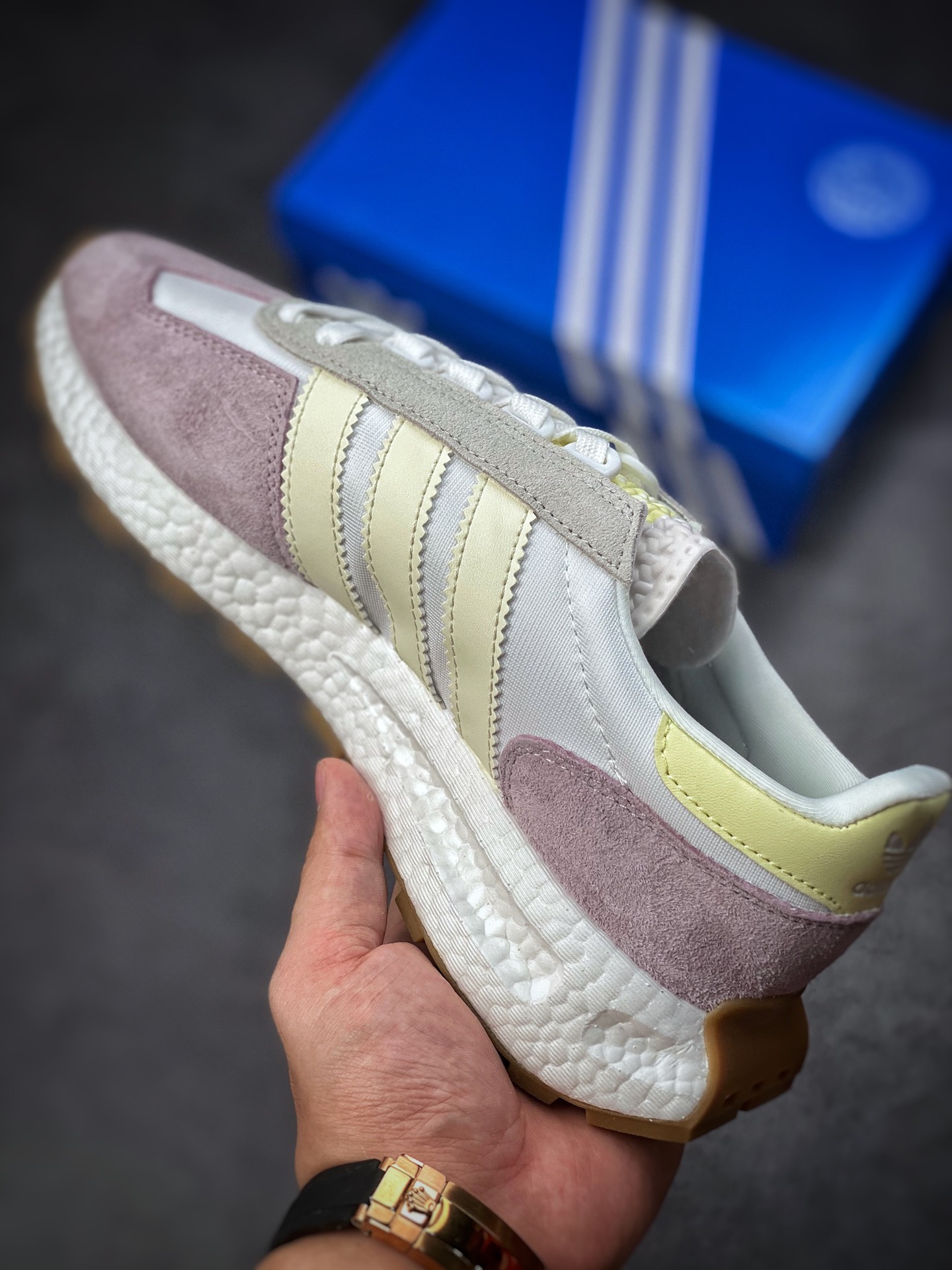 adidas Racing E5 Boost Prototype Speed ??Light Retro Collection GW8262