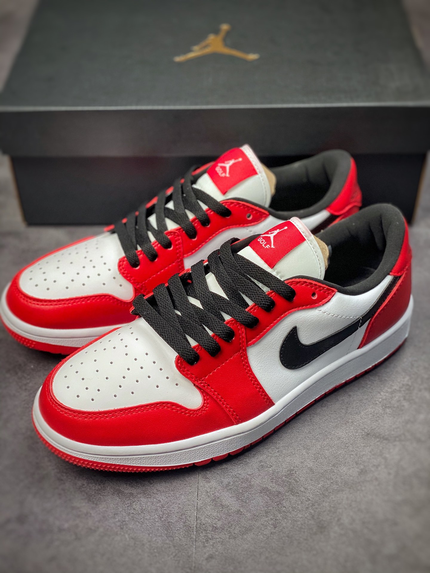 Original Air Jordan AJ1 Low Golf Golf Chicago DD9315-600