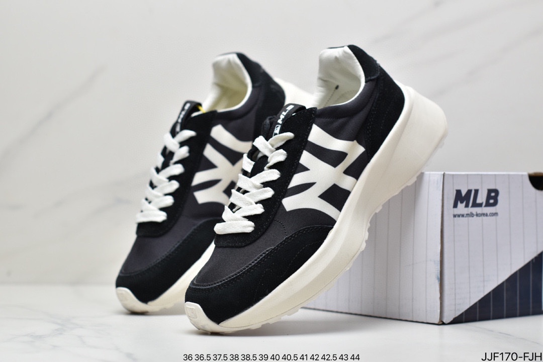 MLB Korea CHUNKY JOGGER heightened retro NY large standard suede platform old shoes