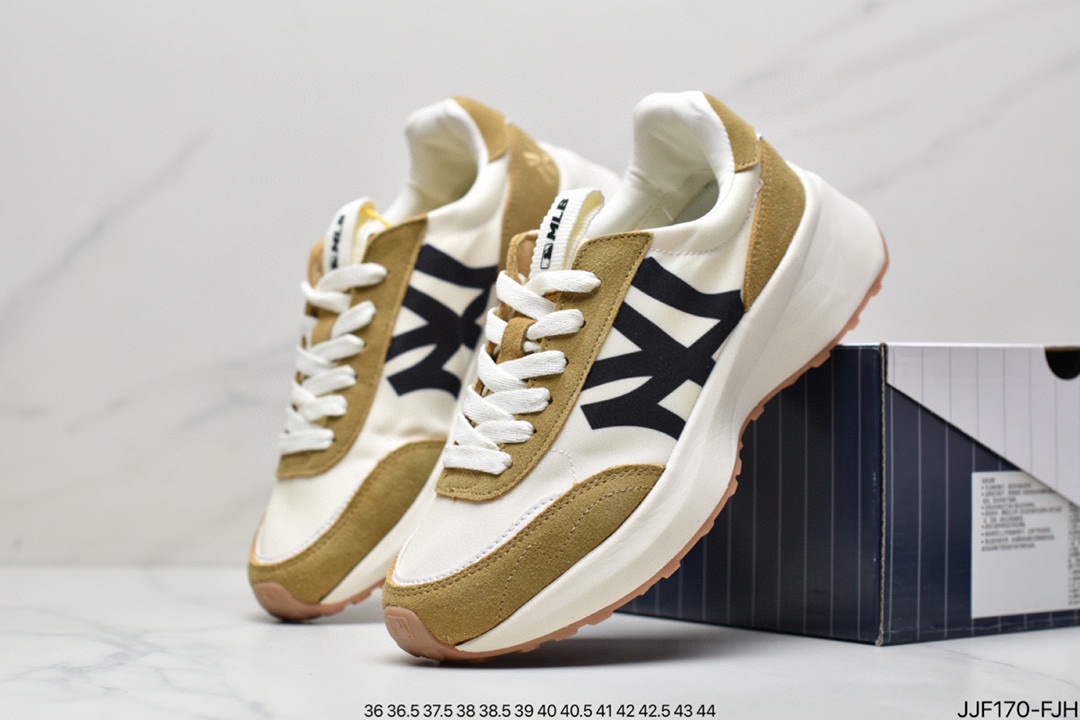 MLB Korea CHUNKY JOGGER heightened retro NY large standard suede platform old shoes