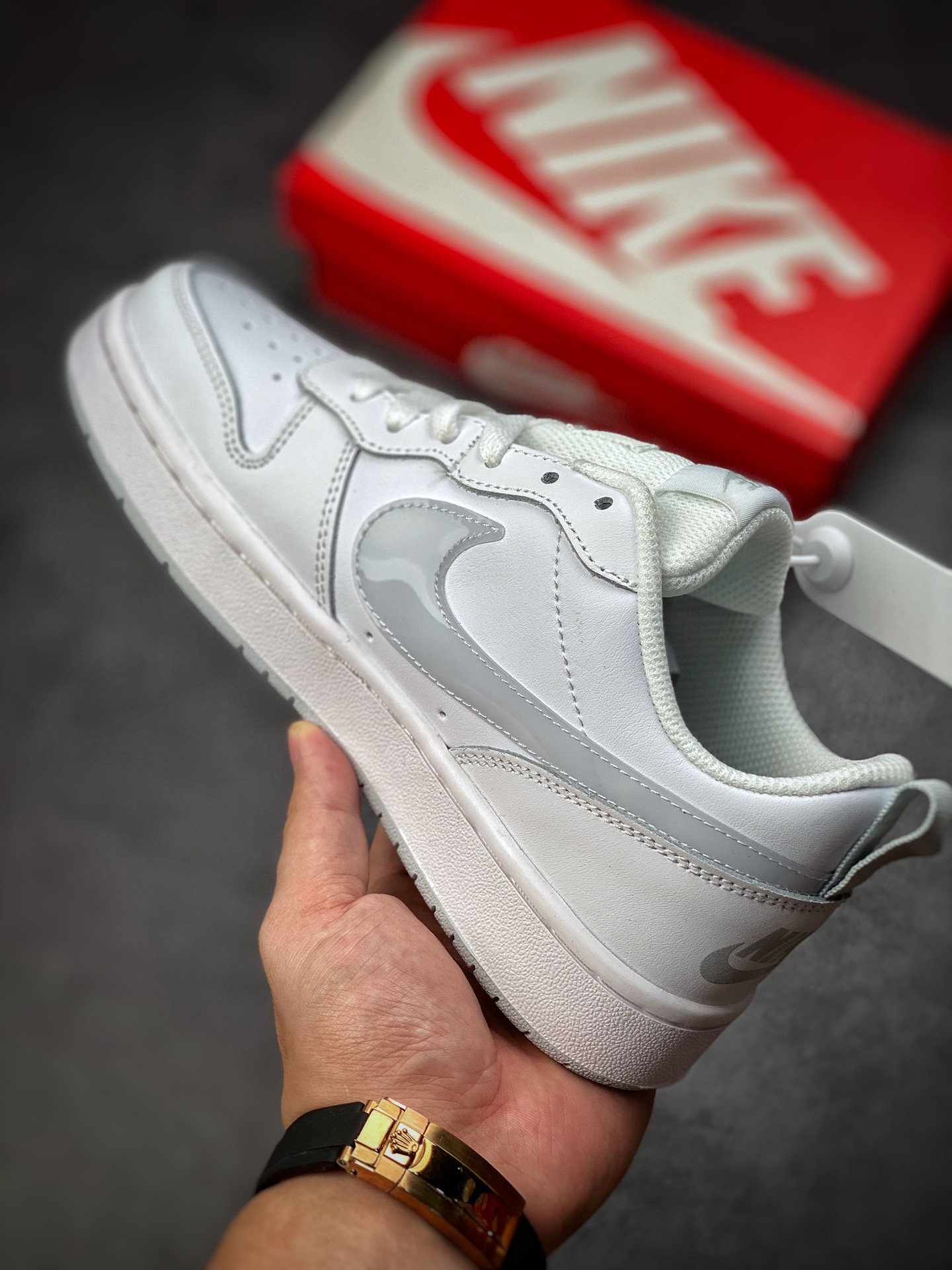 Exclusive development chip version Korea original single Nike Court Borough Low 2 FP exclusive full head layer version BQ5448-118