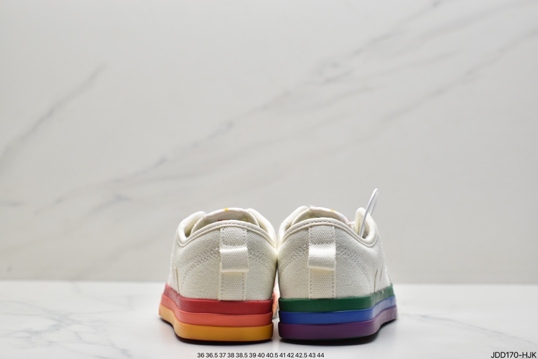 Clover Adidas Nizza Low”Pride Month” Beige Rainbow Duck EF2319