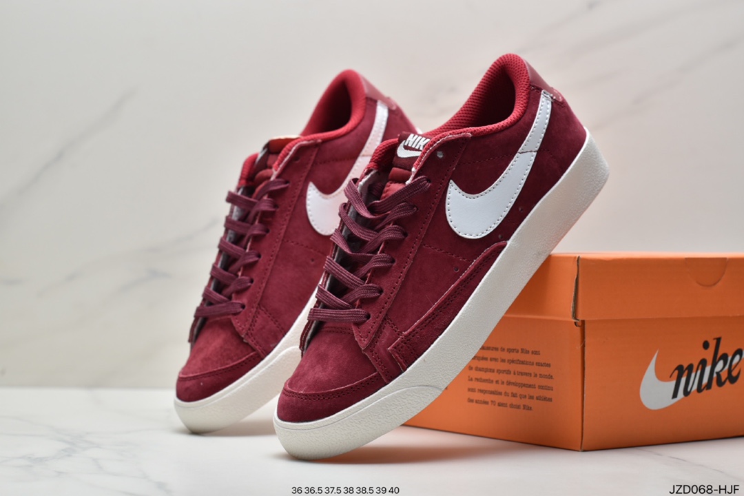 140 真标耐克Nike Blazer Mid ”1977 Vintage SE经典开拓者低帮百搭休闲运动板鞋” DB5461