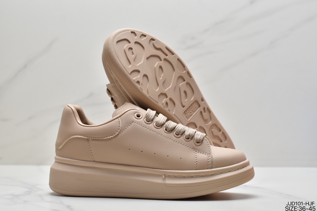 Italian luxury brand Alexander McQueen Alexander McQueen Sole Leather Sneakers low help 553770 WHGP790 9063