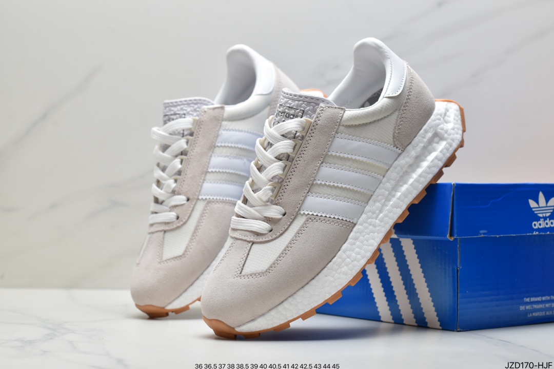 Really explosive ADI ADIDAS Racing 1 Boost Prototype speed light retro series all-match breathable casual sports jogging shoes Q47108