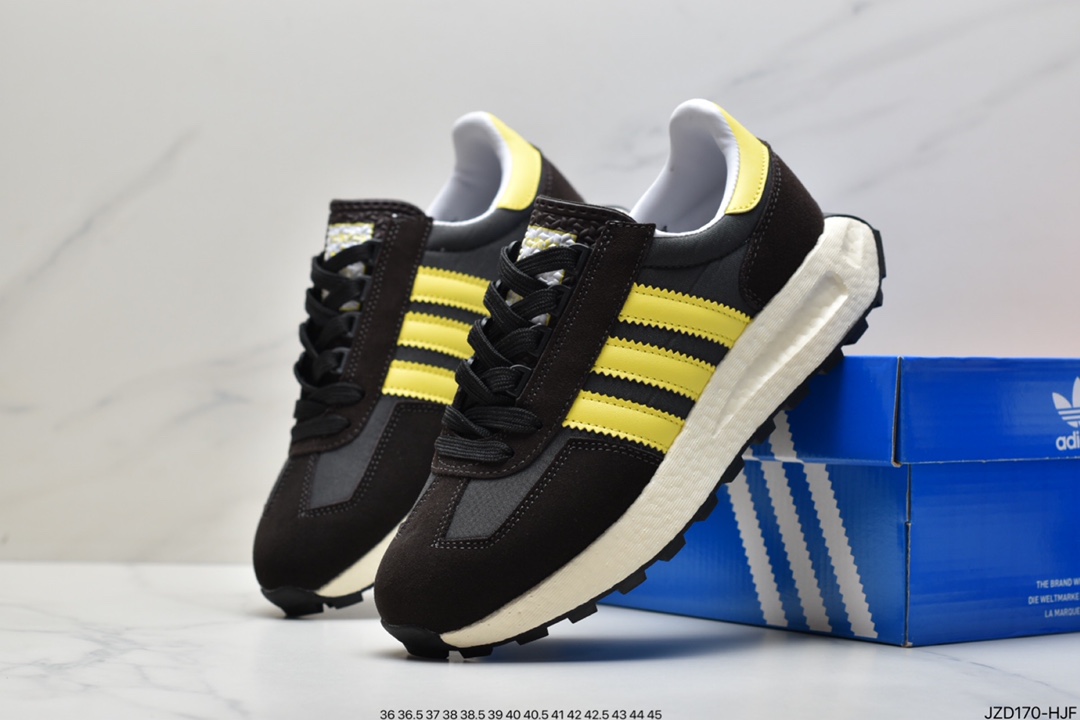 Really explosive ADI ADIDAS Racing 1 Boost Prototype speed light retro series all-match breathable casual sports jogging shoes Q47108