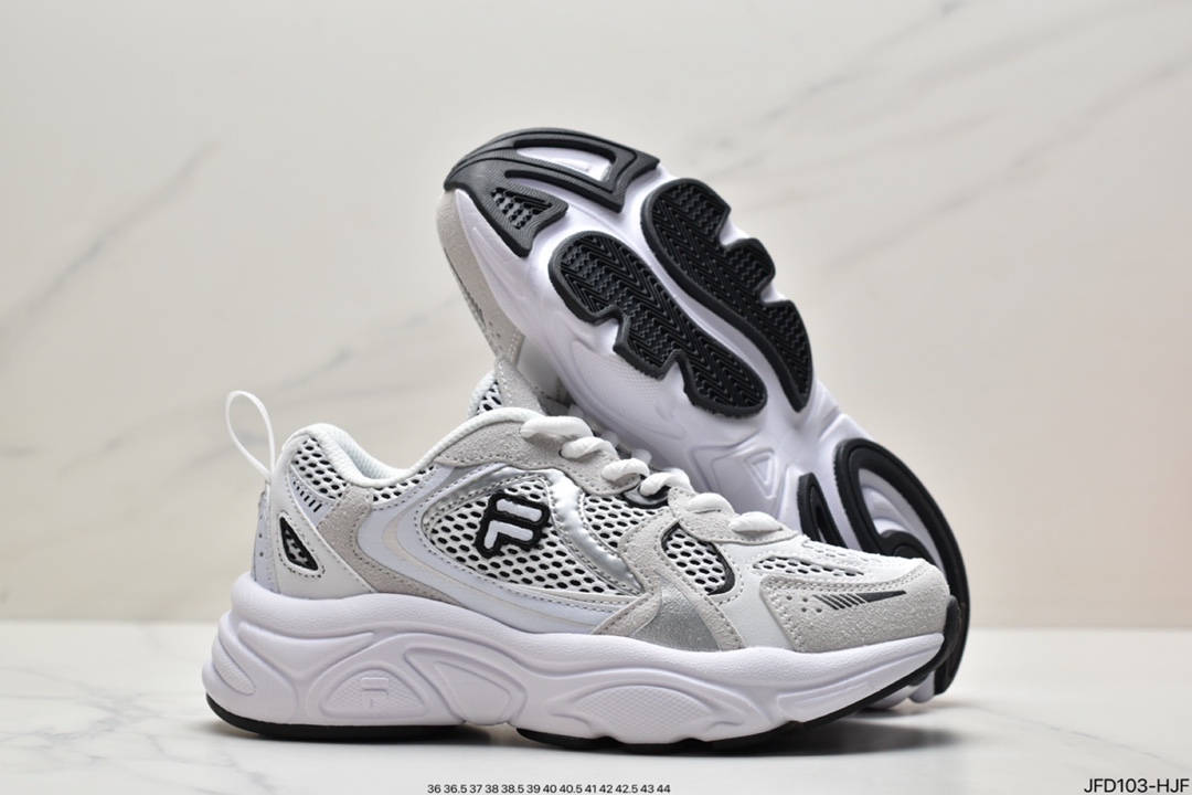 Xiaohongshu recommends the popular FILA Fila soot dove gray couples old shoes