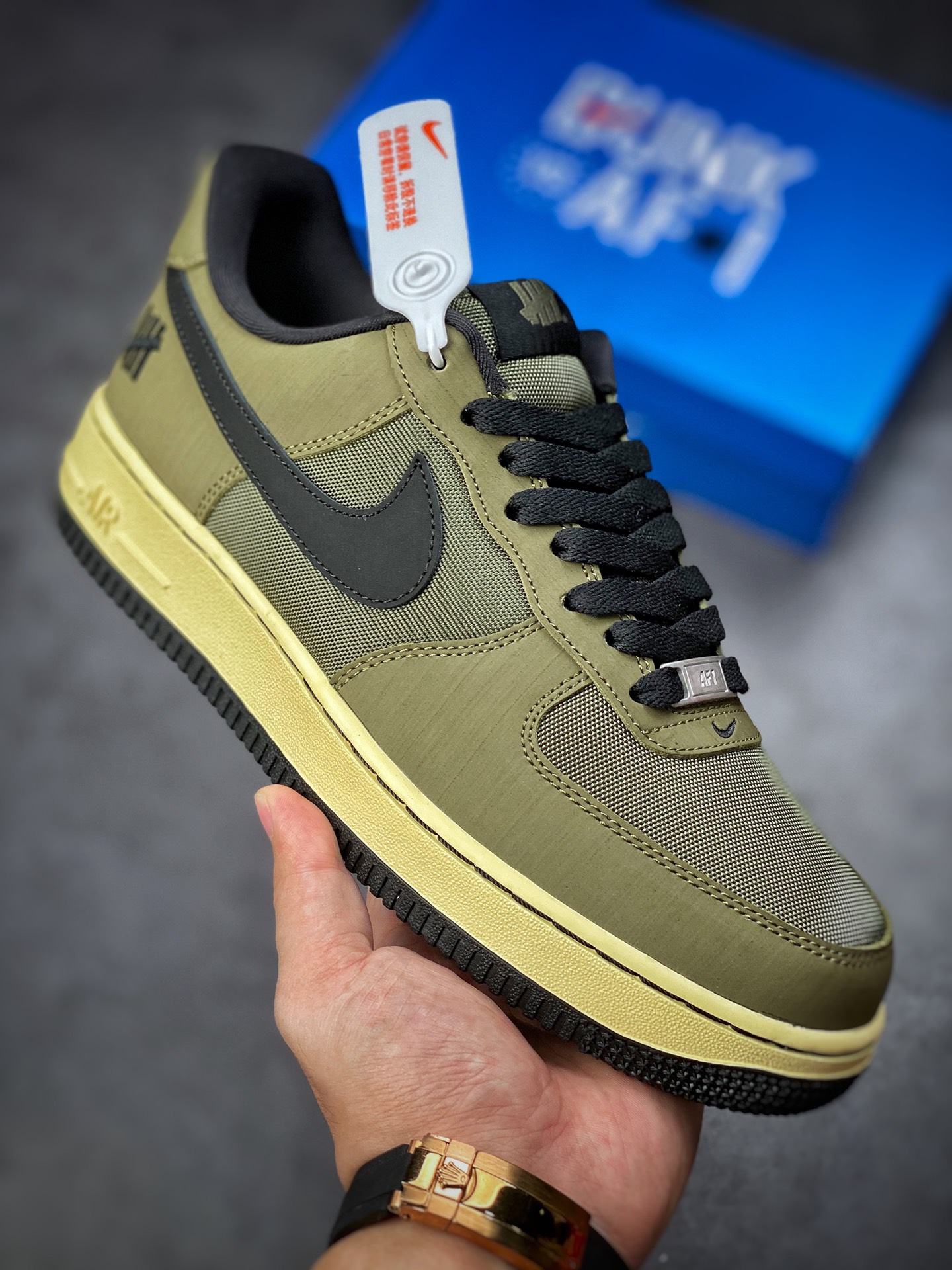 240 Nike Air Force 1 Low 07  ‘’Ballistic‘’ 橄榄绿 DH3064-300