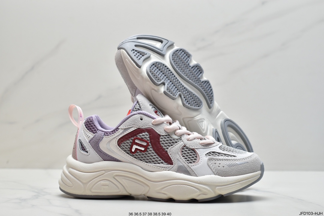 Xiaohongshu recommends the popular FILA Fila soot dove gray couples old shoes