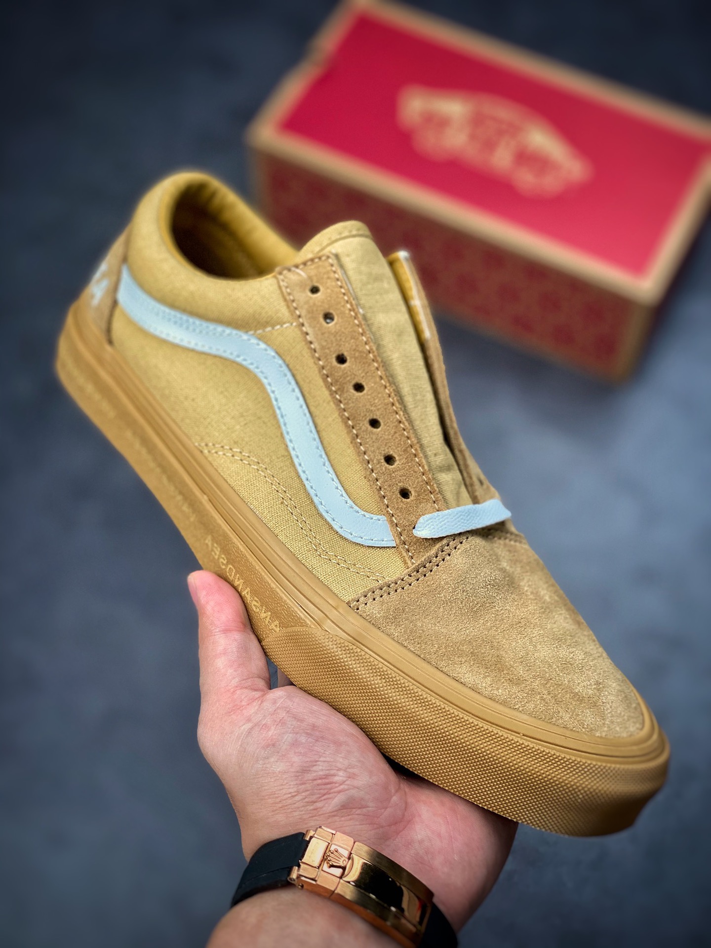 WIND AND SEA x Vans Japan Old Skool ”VANSANDSEA” Old Julian series low-top casual sports vulcanized sneakers VANSANDSEA2