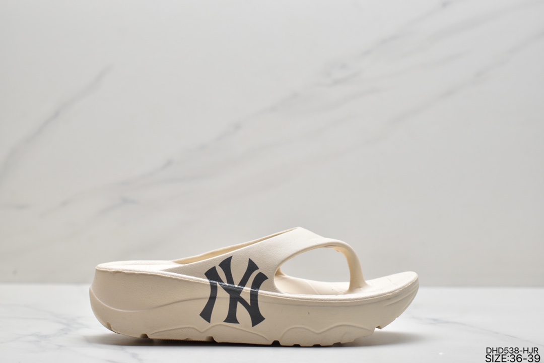 MLB slippers Korean Yankees NY letter thick bottom increased summer all-match women's flip-flops 3ALPAB223