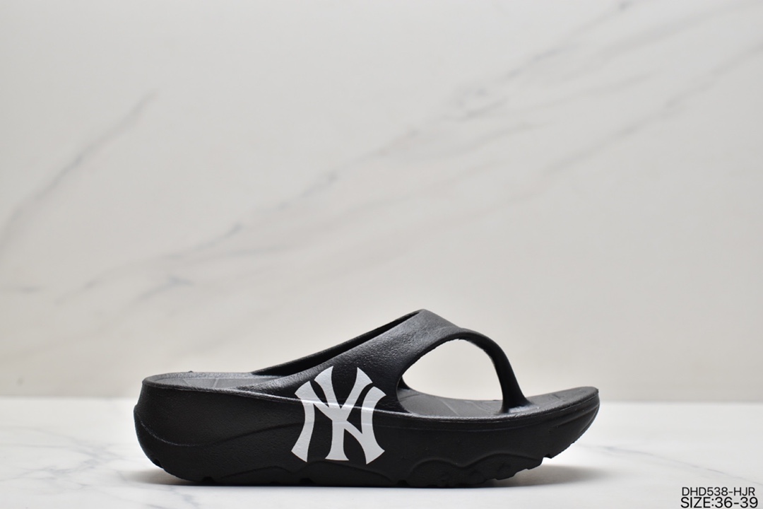 MLB slippers Korean Yankees NY letter thick bottom increased summer all-match women's flip-flops 3ALPAB223