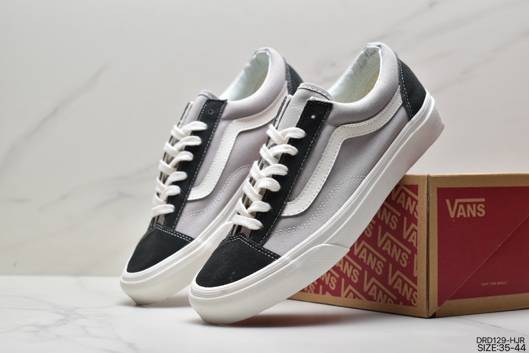 VANS/Vance Style 36 classic low-top canvas casual sports vulcanized skateboard shoes DRD129-HJR