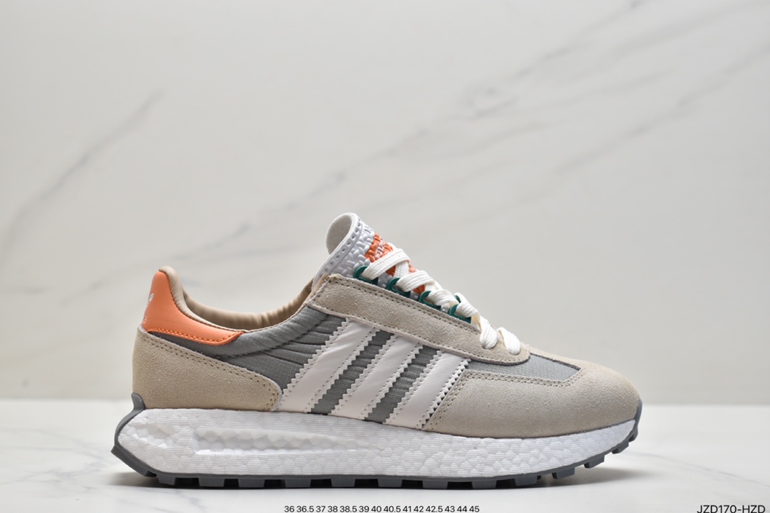 Really explosive ADI ADIDAS Racing 1 Boost Prototype speed light retro series all-match breathable casual sports jogging shoes Q47108