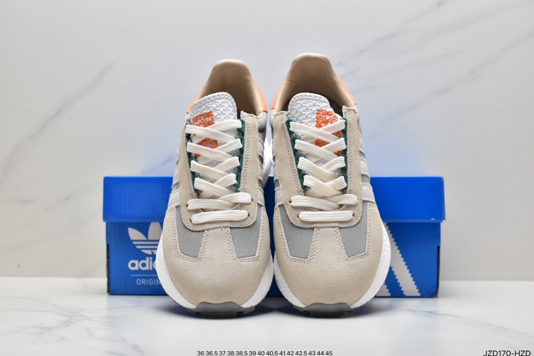 Really explosive ADI ADIDAS Racing 1 Boost Prototype speed light retro series all-match breathable casual sports jogging shoes Q47108