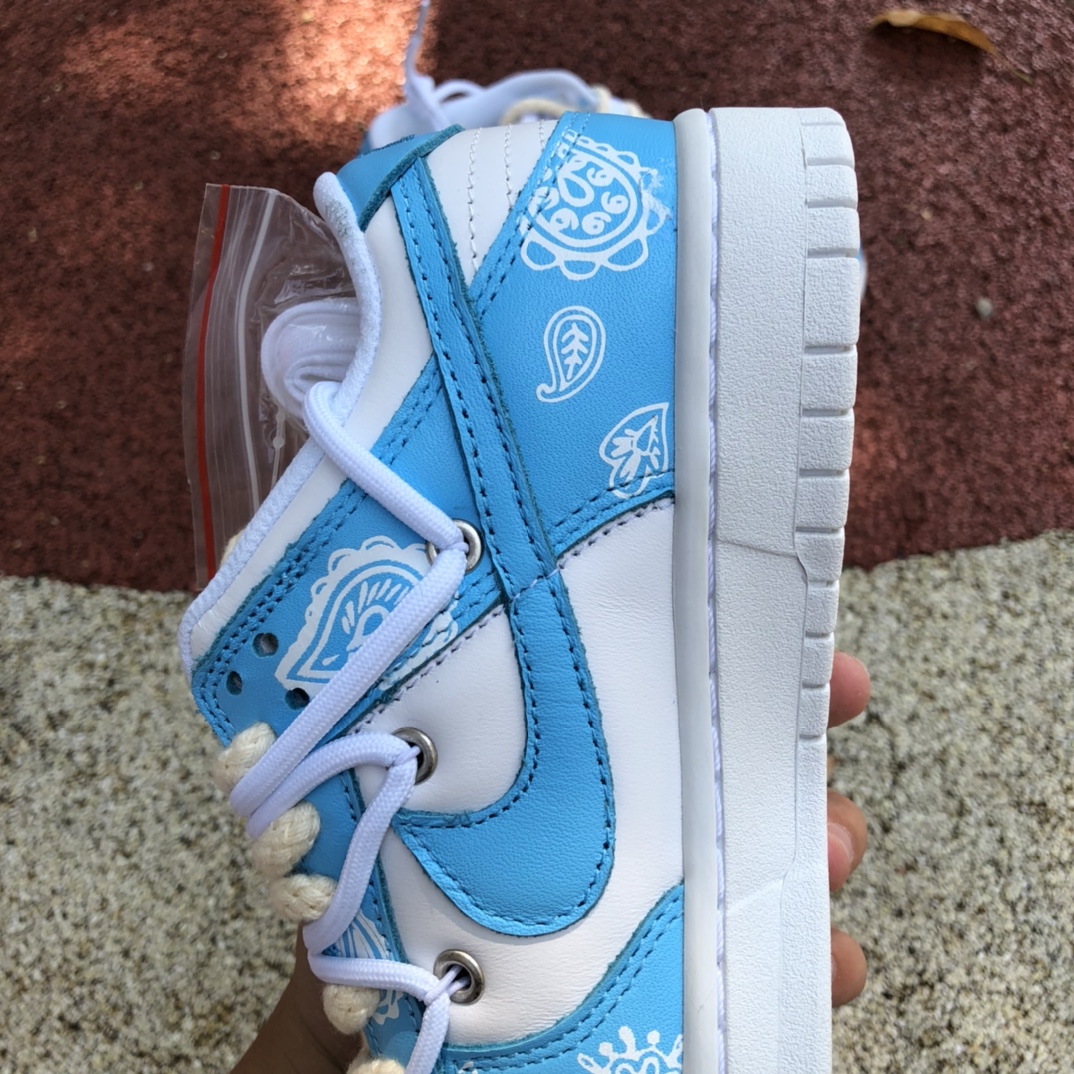 Dunk白蓝腰果花 430 Nike Dunk Low 滑板鞋 DD1503-109