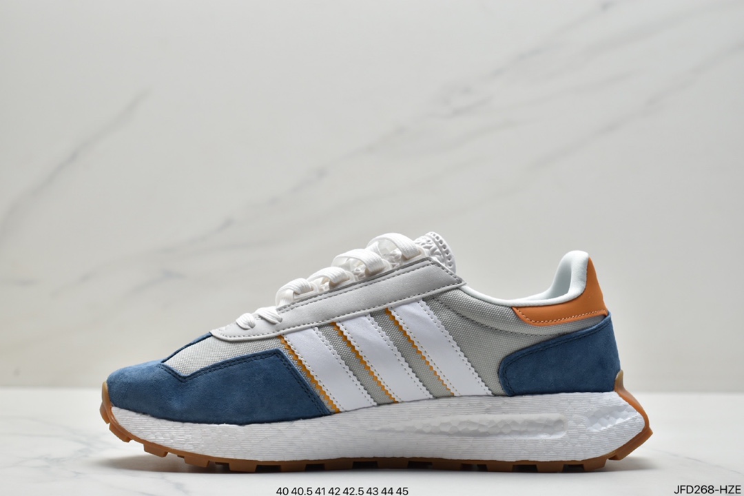 Adi ADIDAS Racing 1 Boost Prototype Speed ??Lightweight Retro Series All-match Breathable Casual Sports Jogging Shoes Q47108