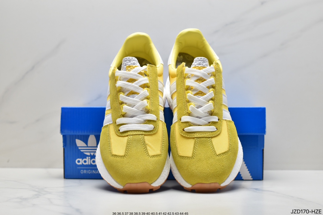 Really explosive ADI ADIDAS Racing 1 Boost Prototype speed light retro series all-match jogging shoes Q47108