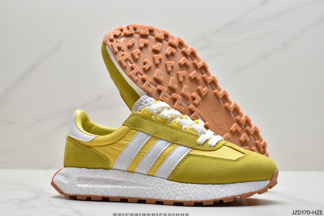 Really explosive ADI ADIDAS Racing 1 Boost Prototype speed light retro series all-match jogging shoes Q47108