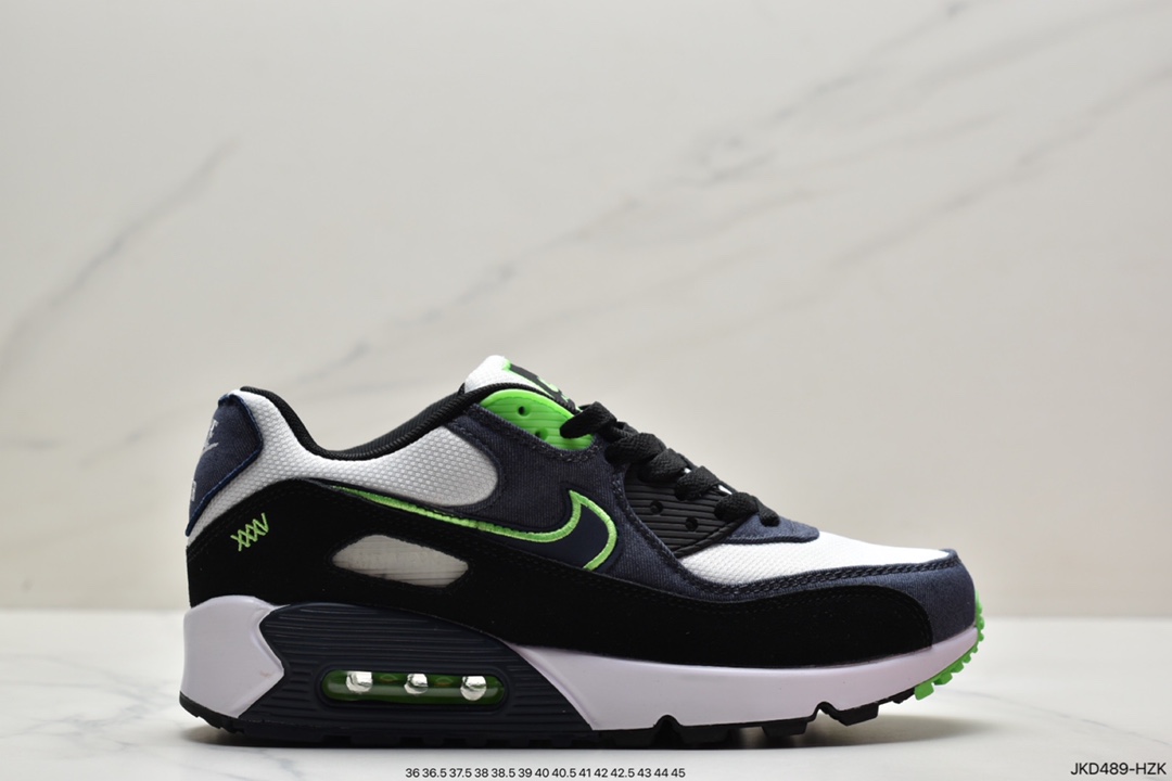 Nike NIKE AIR MAX 90 men's and women's retro first year air cushion cushioning running shoes