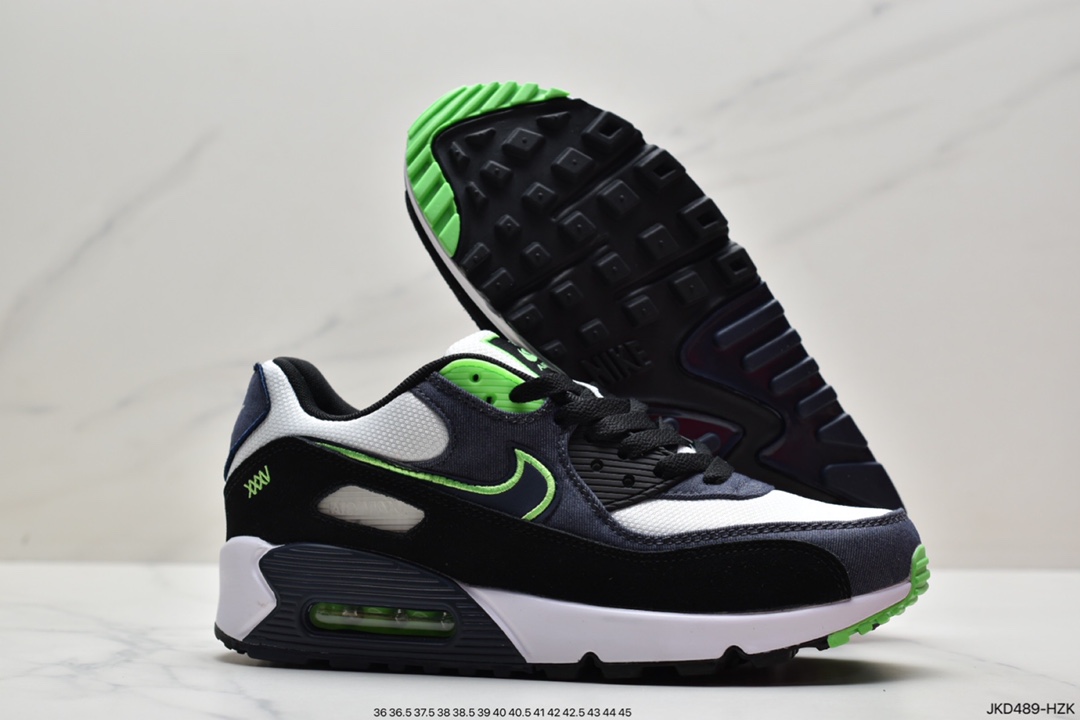 Nike NIKE AIR MAX 90 men's and women's retro first year air cushion cushioning running shoes