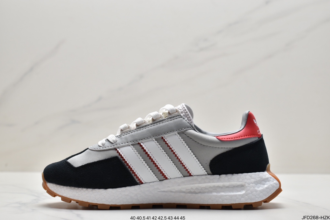 Adi AD Racing 1 Boost Prototype Speed ??Light Retro Series All-match Breathable Casual Sports Jogging Shoes Q47108