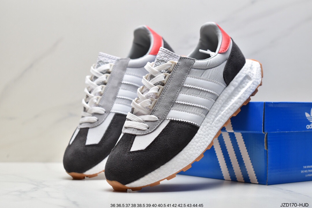 Really explosive ADI ADIDAS Racing 1 Boost Prototype speed light retro series all-match breathable casual sports jogging shoes Q47108