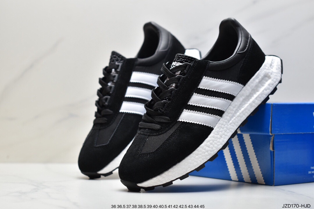 Really explosive ADI ADIDAS Racing 1 Boost Prototype speed light retro series all-match breathable casual sports jogging shoes Q47108