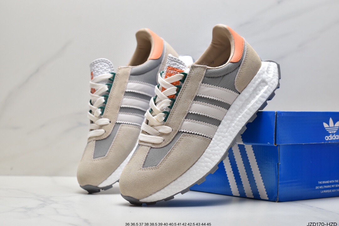 Really explosive ADI ADIDAS Racing 1 Boost Prototype speed light retro series all-match breathable casual sports jogging shoes Q47108