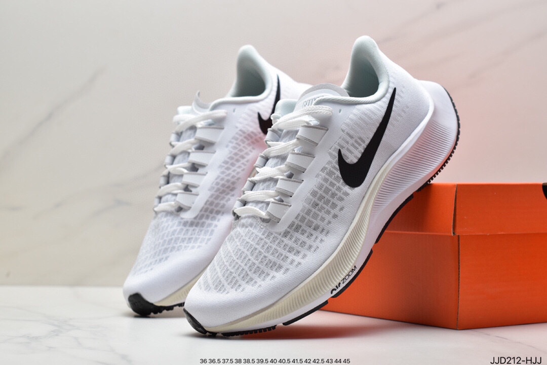 Nike Zoom Pegasus 37 moon landing Pegasus 37 generation ultra-light mesh breathable running shoes CQ9908-100