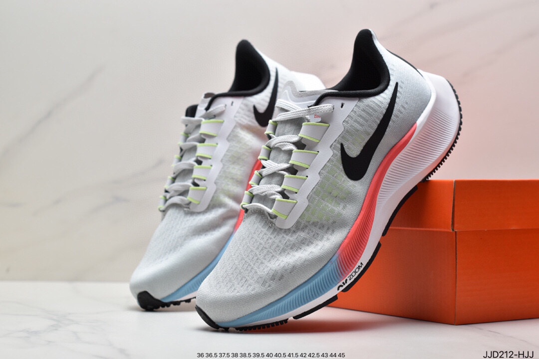 Nike Zoom Pegasus 37 moon landing Pegasus 37 generation ultra-light mesh breathable running shoes CQ9908-100