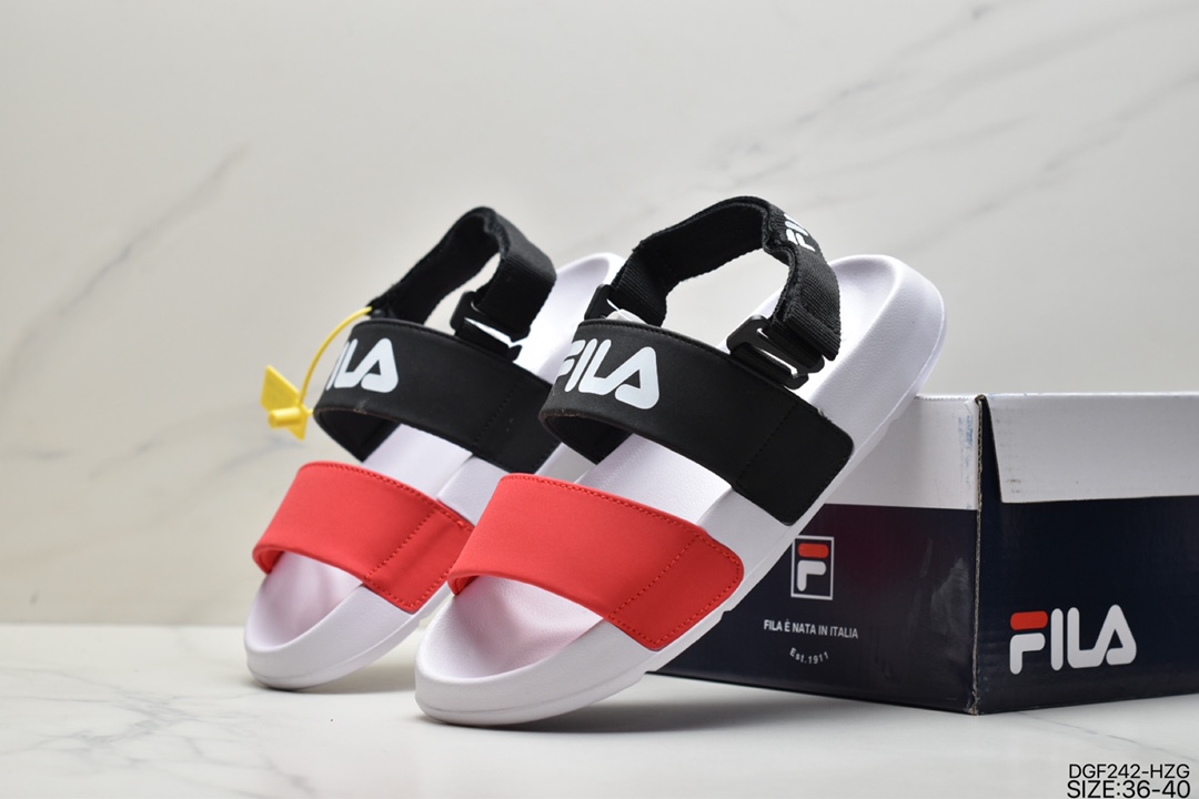 Fila FILA TAPER Fila open-toed sports slippers fashion casual sandals a pedal lazy shoes F12M034518FWT