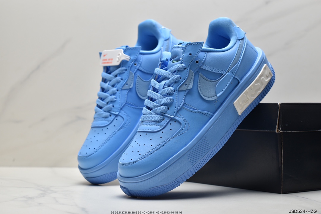 Nike Nike Air Force1 Air Force One white and blue low-top casual shoes DJ3911-101
