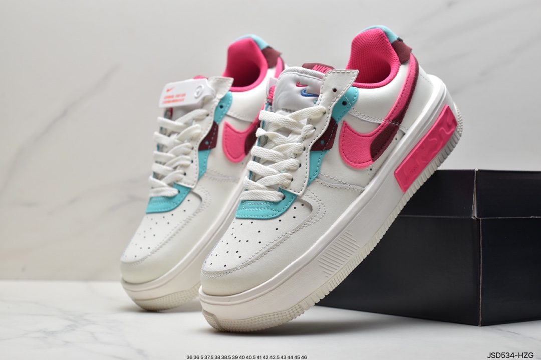 Nike Nike Air Force1 Air Force One white and blue low-top casual shoes DJ3911-101