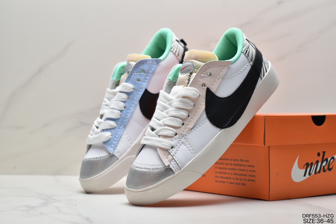 Trail Blazers Nike Blazer Mid '77 Jumbo Low Top Sneakers