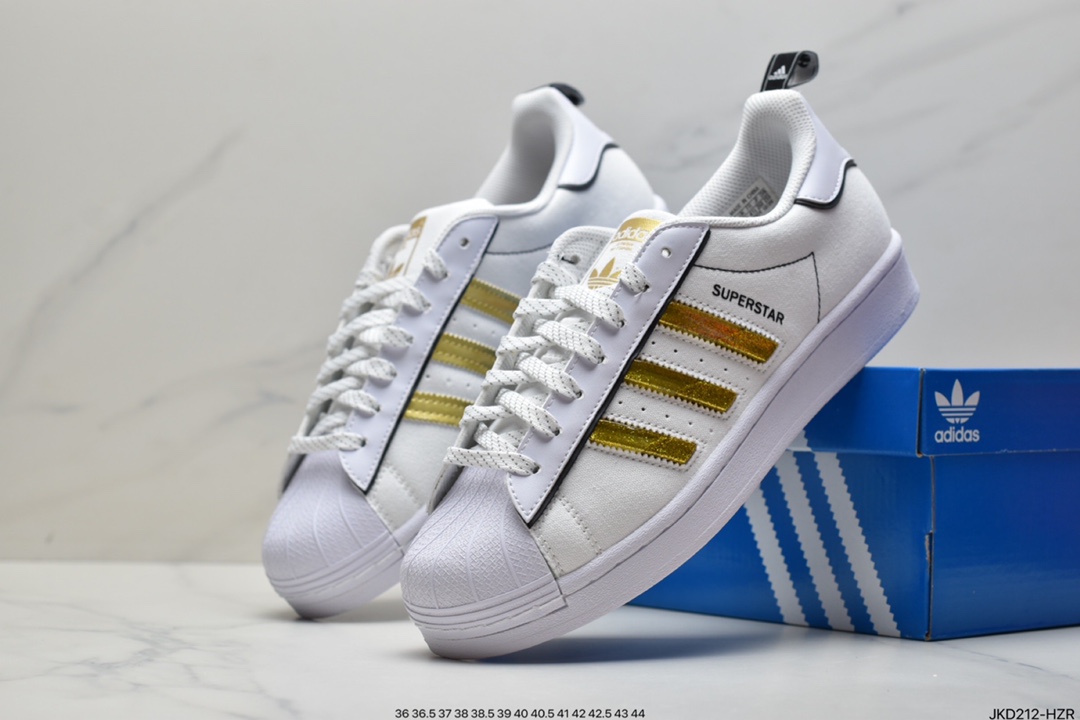 Adidas Adidas Clover Originals Superstar ”Sail/Green/Lace” Shell Head Series Low Top