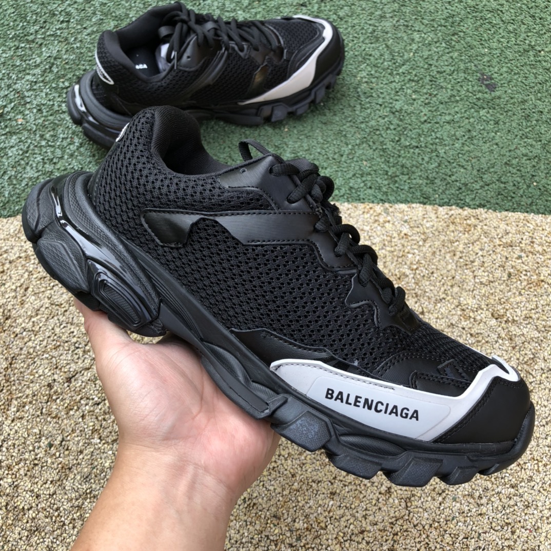 Balenciaga Balenciaga2022 new track3 sneakers old shoes old black khaki