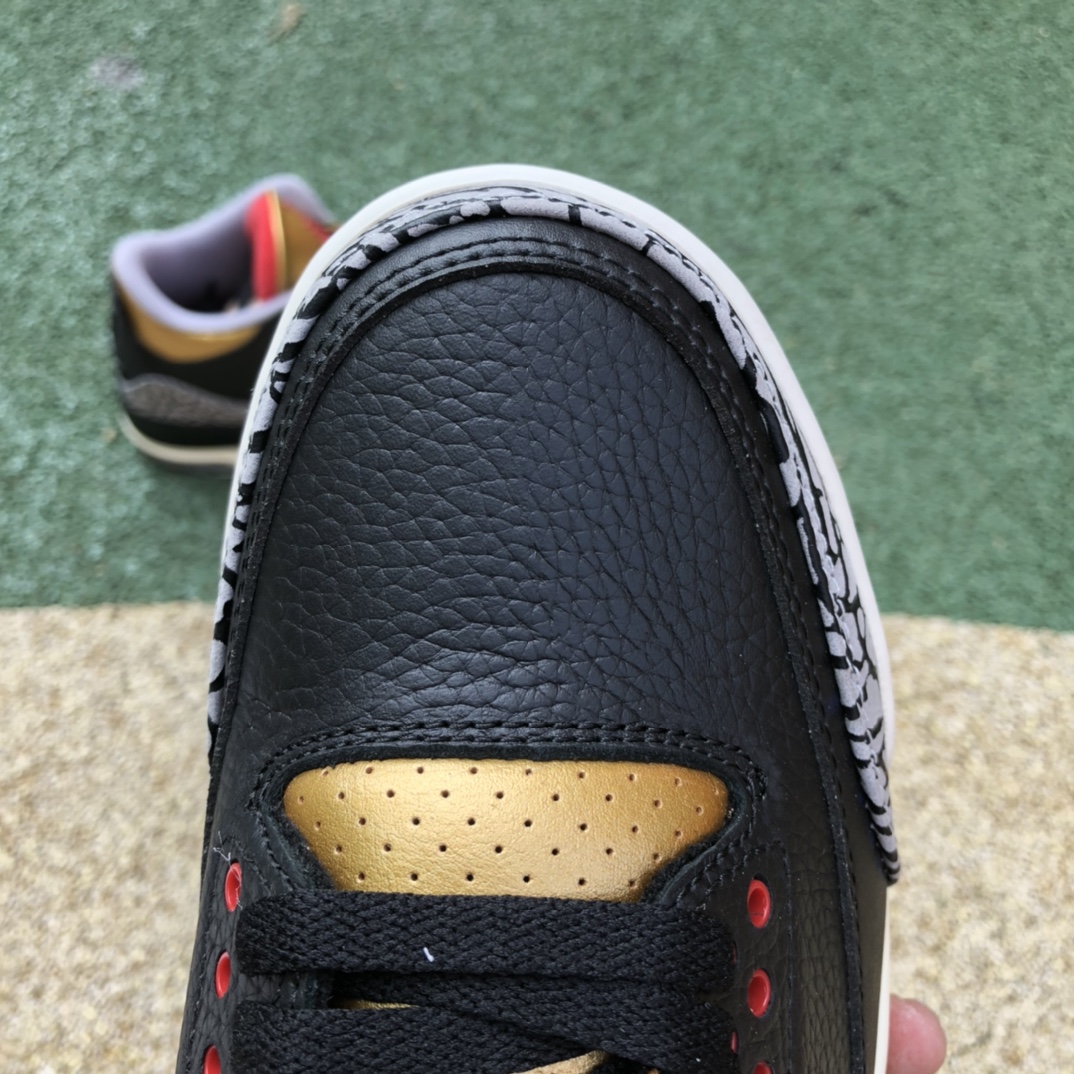 j3 Black Cement Gold Air Jordan 3 WMNS ”Black Gold” CK9246-067