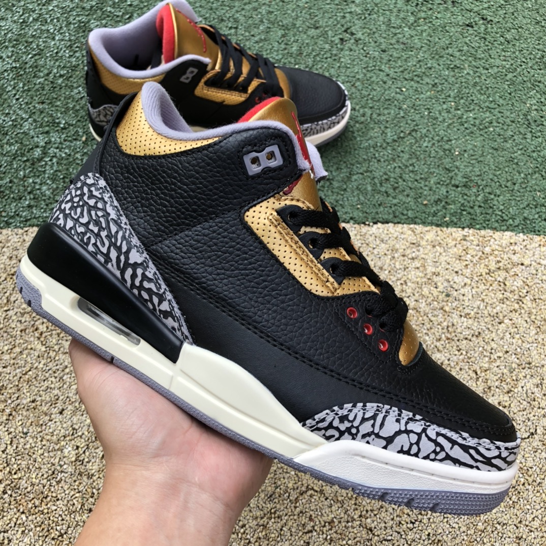 j3 Black Cement Gold Air Jordan 3 WMNS ”Black Gold” CK9246-067