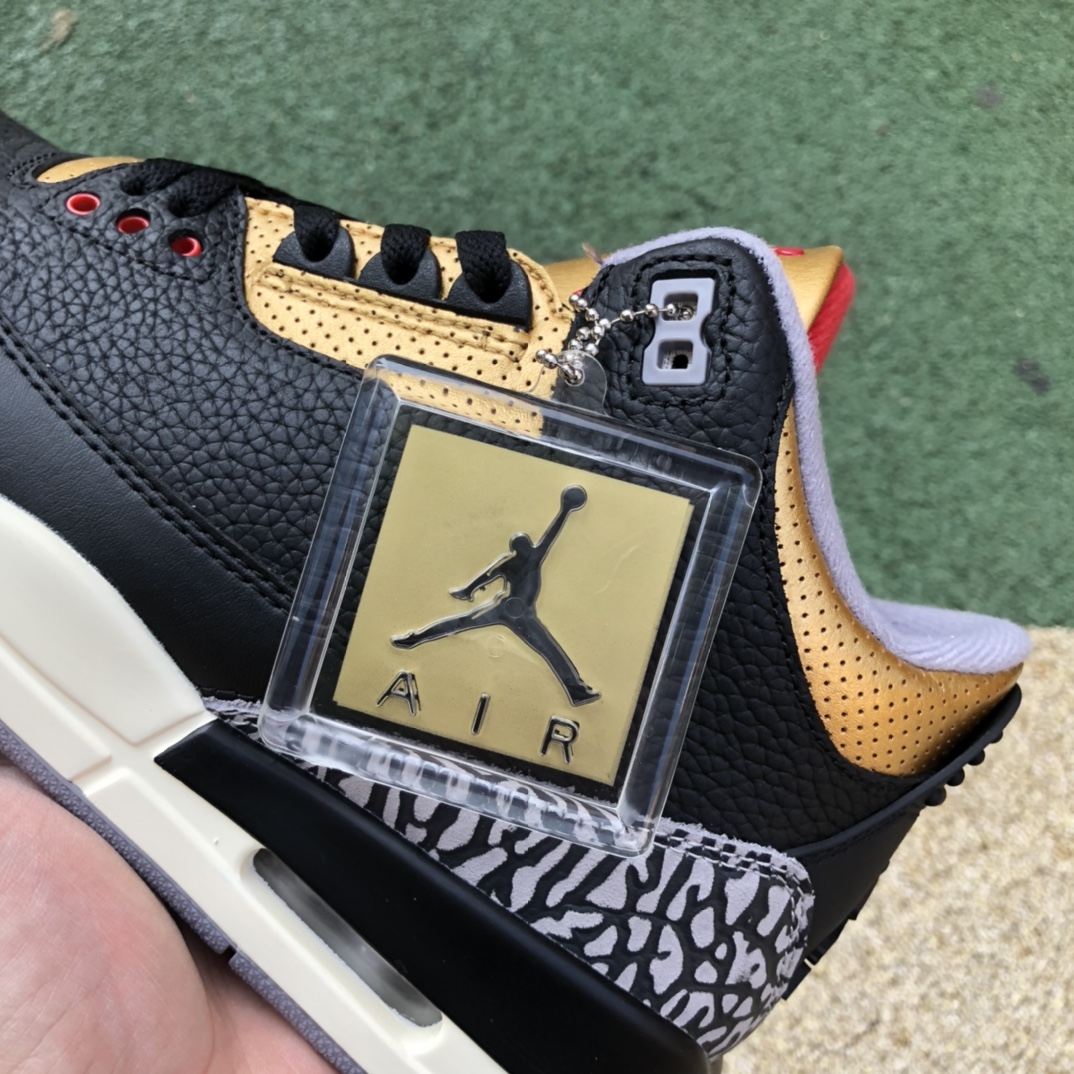 j3 Black Cement Gold Air Jordan 3 WMNS ”Black Gold” CK9246-067