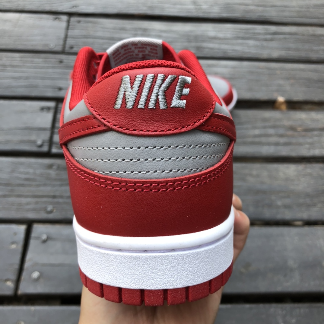 Nike Dunk Low UNLV Grey Red Low Top Casual Skateboard Shoes DD1391-002