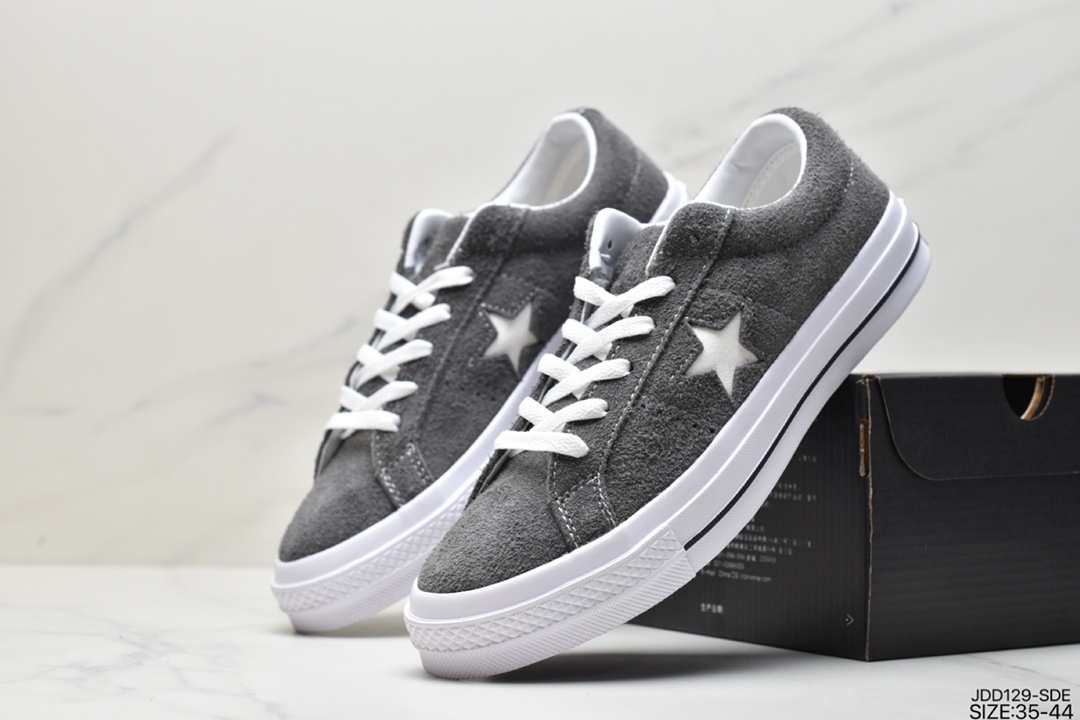 120 真标经典匡威Converse One Star Suede OX一星系列经典低帮复古皮革休闲百搭硫化板鞋159492C