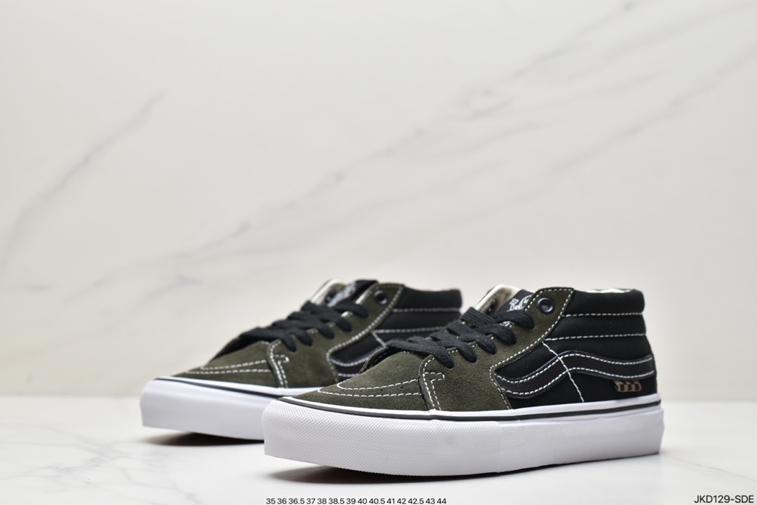 160 万斯Vans SK8-Mid Pro 范斯官方浅灰色VN0A5FCGWKN